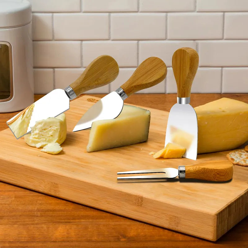 Wood Handle Cheese Slicer Set