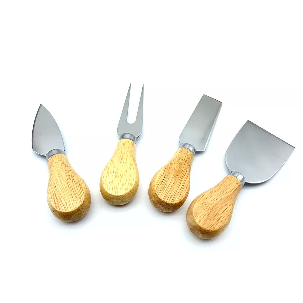 Wood Handle Cheese Slicer Set