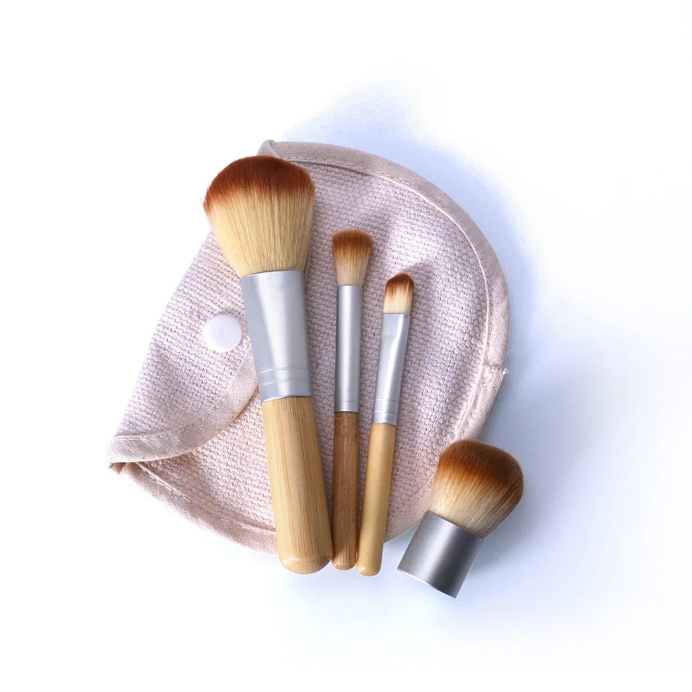 Bamboo Make-up Brushes Set