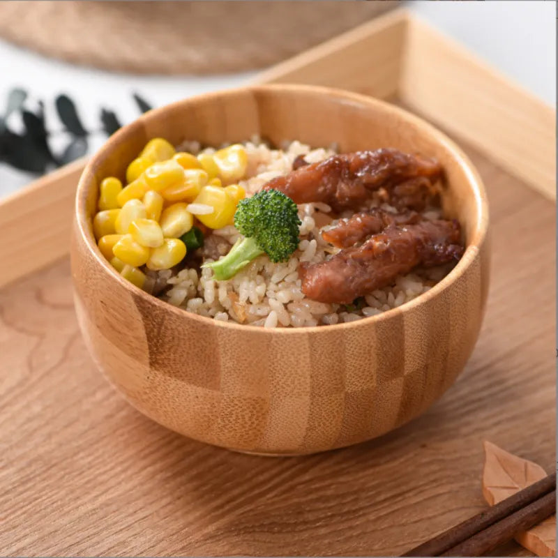 Bamboo Food Bowl