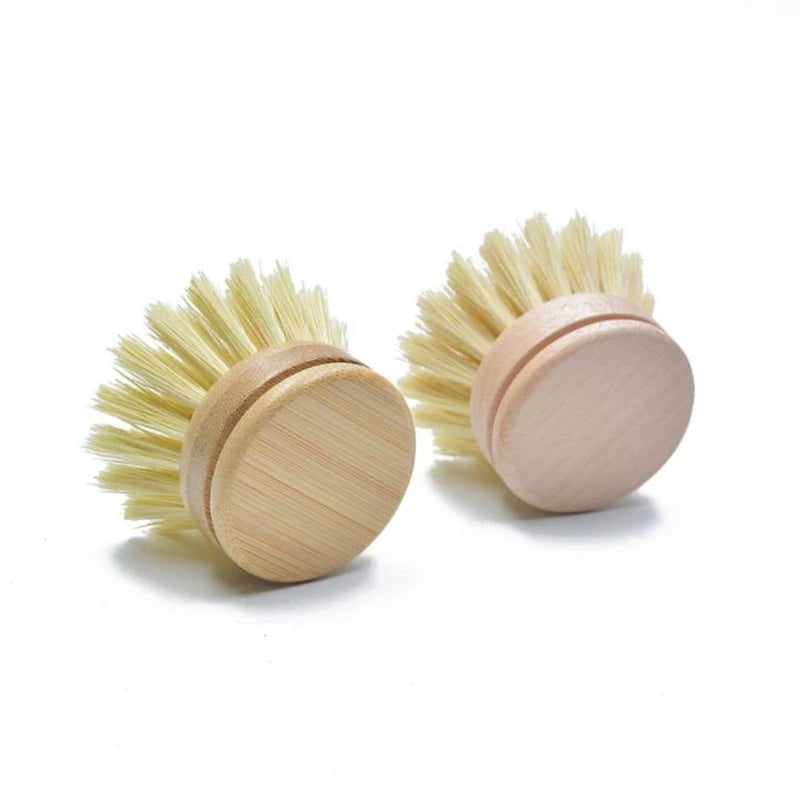 Bamboo Handle Dish Cleaning Brush