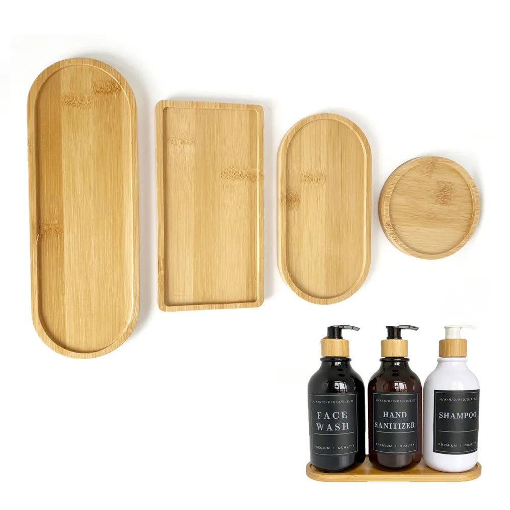 Household Storage Bamboo Trays