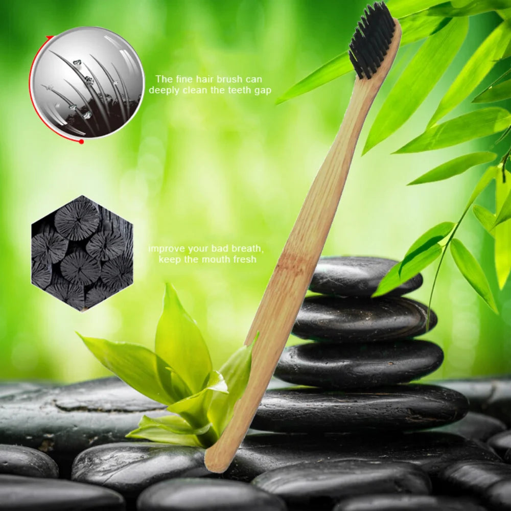 Natural Pure Bamboo Toothbrush