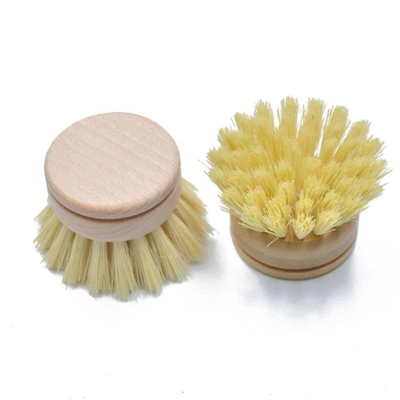 Bamboo Handle Dish Cleaning Brush