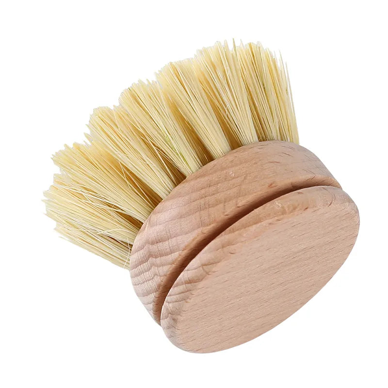 Bamboo Handle Dish Cleaning Brush