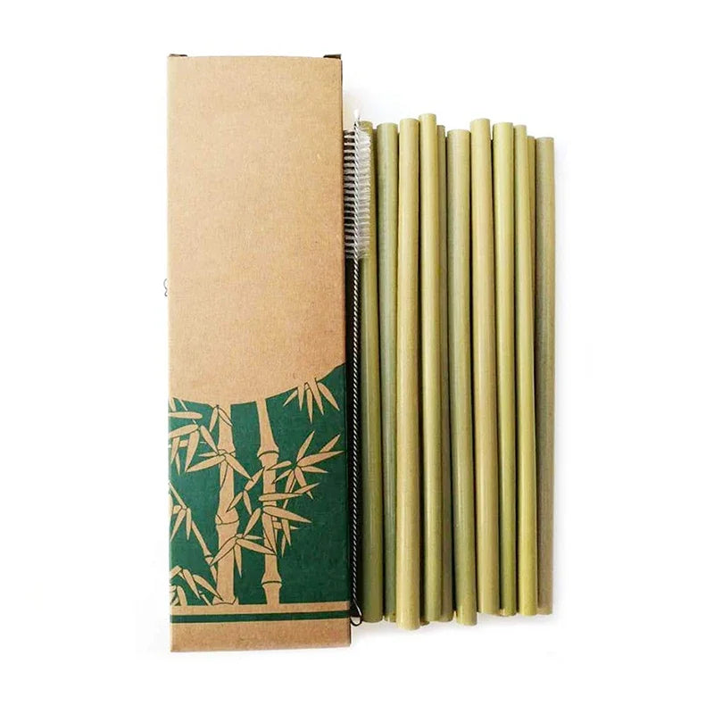 Organic Bamboo Straw Set