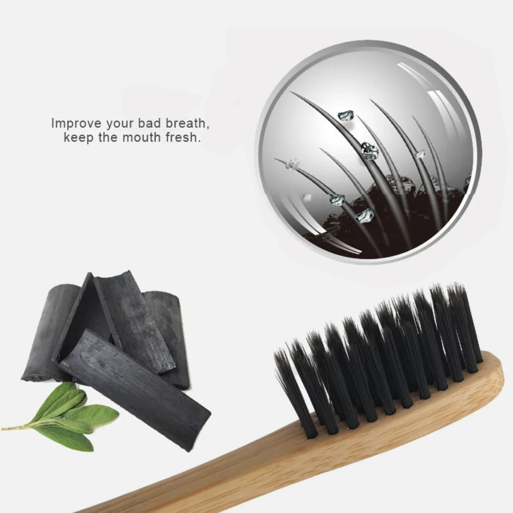 Natural Pure Bamboo Toothbrush